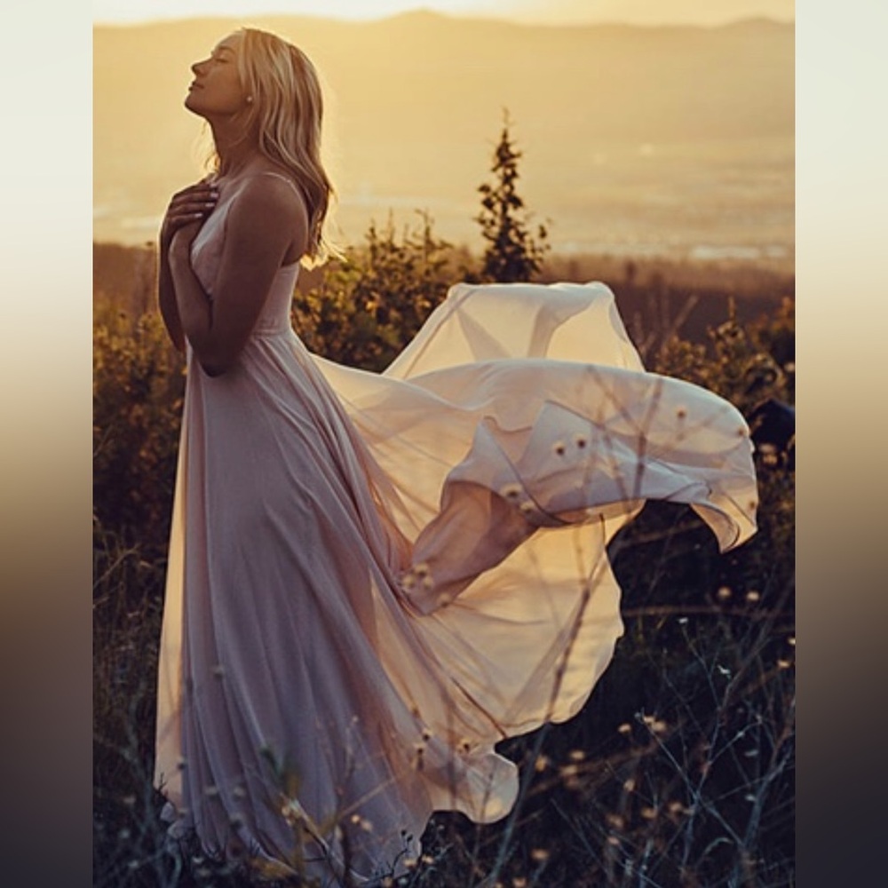 BHLDN Blush Maxi Dress